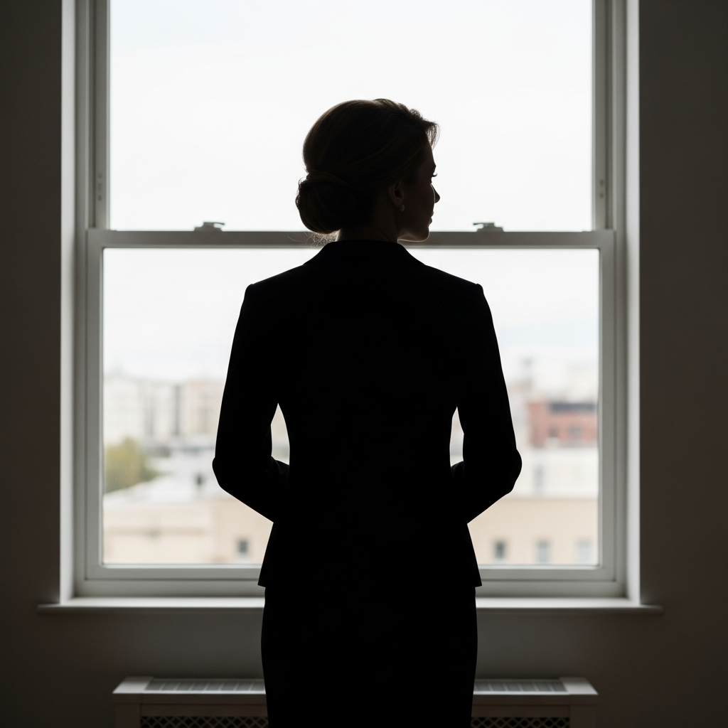 女性のシルエット